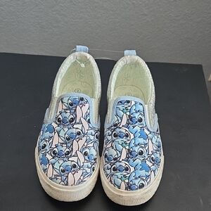 Disney Blue and White Sneakers Slip-On Canvas Shoes